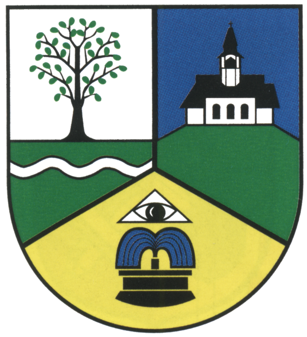 Wappen von Erlbach-Kirchberg